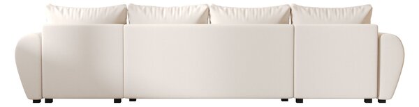 Rozkládací sedací souprava do U SEVIO 311x145 cm, krémová + 2 polštářky ZDARMA