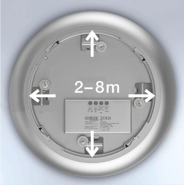 Steinel 035440 - LED Venkovní svítidlo se senzorem QUATTRO LED/10W/230V IP54