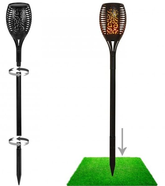 VOLTRONIC Sada solárních světel 33 LED, 4 ks