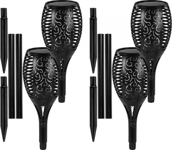 VOLTRONIC Sada solárních světel 33 LED, 4 ks