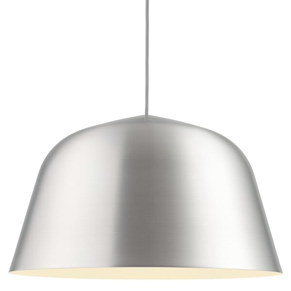 Závěsná svítidlo Muuto, stmívatelné, Šedá, Obývací pokoj, Hliník, Design