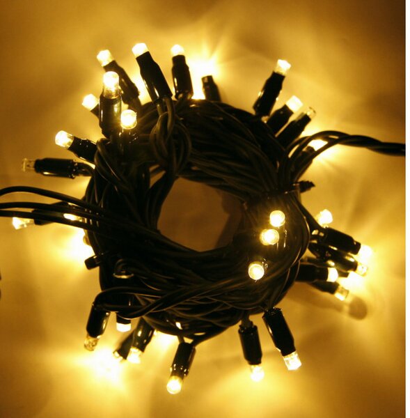 DecoLight SR-051057 Prodlužovací venkovní girlanda 5m PROFI FLASH 230V 40 LED teplá bílá