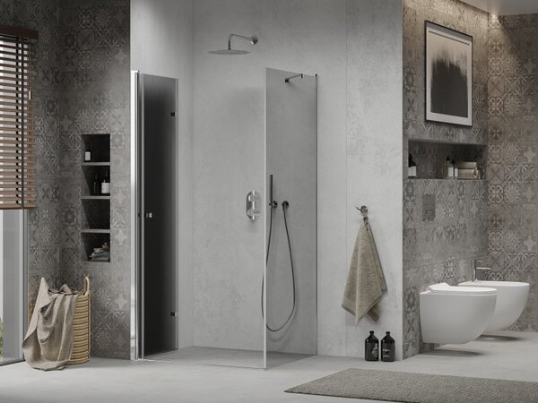 Mexen Lima sprchový kout 70x90cm, 6mm sklo, chromový profil-šedé sklo, 856-070-090-01-40