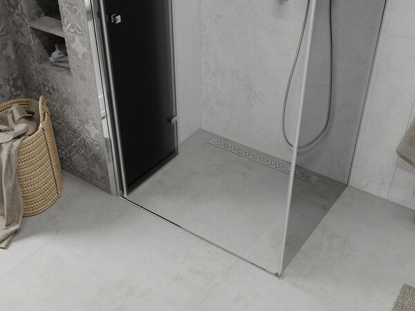 Mexen Lima sprchový kout 70x90cm, 6mm sklo, chromový profil-šedé sklo, 856-070-090-01-40