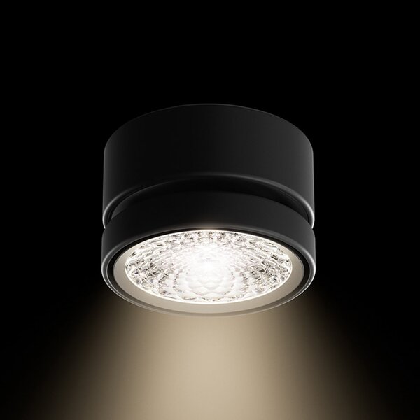 Stropní Lampa Sigor, Nivo, stmívatelné, Černá, Obývací pokoj, Hliník, Moderní