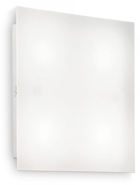 Nástěnné a stropní svítidlo Ideal Lux Flat D40 PL1 134901 4x15W GX53 - bílý smalt