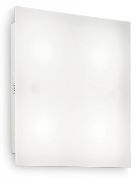 Nástěnné a stropní svítidlo Ideal Lux Flat D20 PL1 134888 1x15W GX53 - bílý smalt