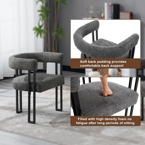 Jídelní židle - Židle do jídelny - Kuchyňské židle - 2 kusy - Moderní styl - Ergonomické - s opěradlem
