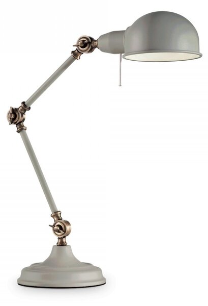 Stolní lampa Ideal Lux Truman TL1 145204 1x60W E27 - retro lampa / šedá barva