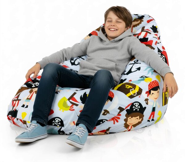 Designový sedací vak Primabag Glamour design piráti
