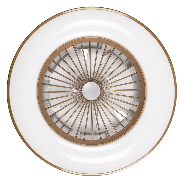 Noaton 11056CR (2024) Vega, kávová, stropní ventilátor se světlem (Zánovní)