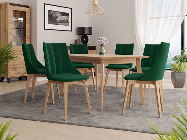 Čalouněná jídelní židle ST97, Barva: natura, Potah: Magic Velvet 2225 5903211142659