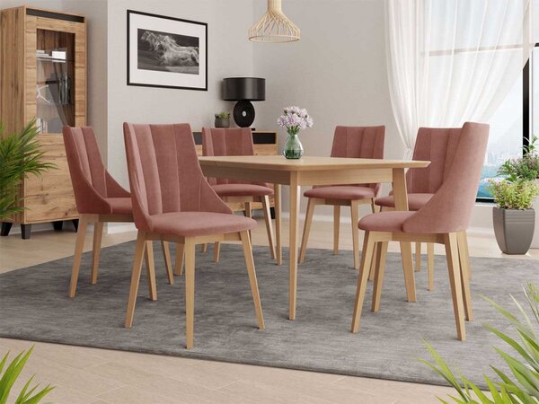 Čalouněná jídelní židle ST97, Barva: natura, Potah: Magic Velvet 2258 5903211142673