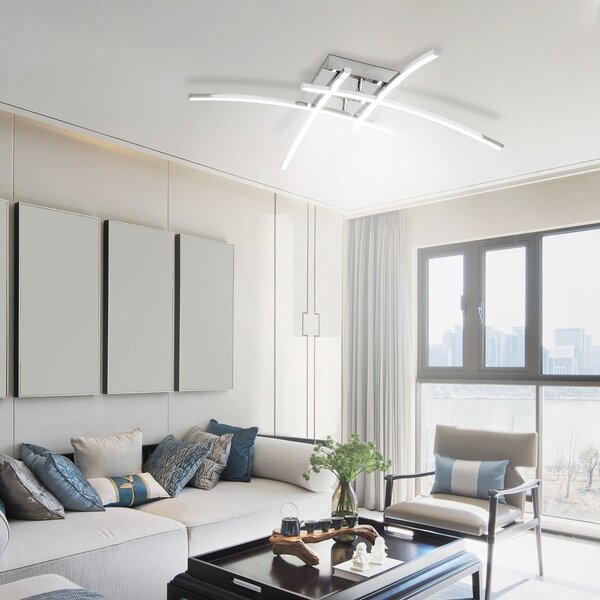 Rabalux 2503 LED přisazené stropní svítidlo Alexis 1x24W | 1920lm | 4000K - chrom