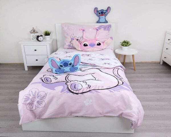 Jerry Fabrics Povlečení Lilo a Stitch Ice cream 140x200, 70x90 cm