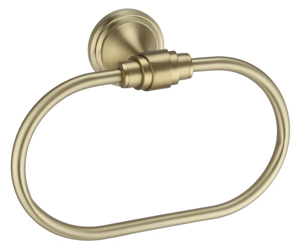 Koupelnový věšák RING 16101 Aristo Brushed Gold