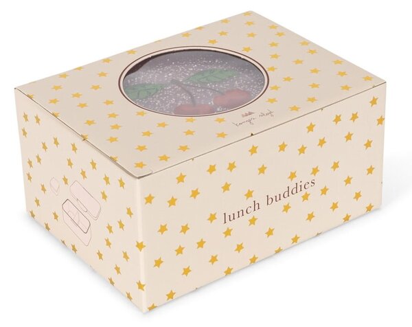 Svačinový box Cherry Glitter