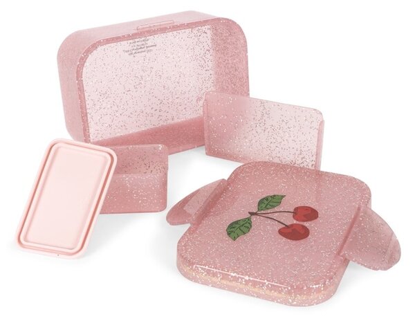 Svačinový box Cherry Glitter