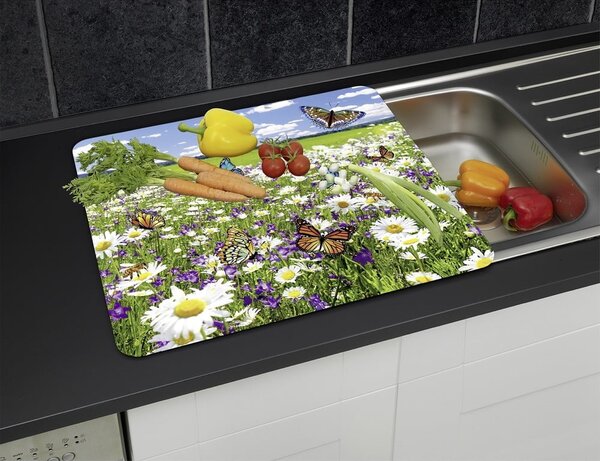 Kryt na zeď u sporáku z tvrzeného skla 50x56 cm – Maximex