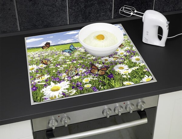 Kryt na zeď u sporáku z tvrzeného skla 50x56 cm – Maximex