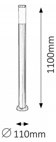 Rabalux 8265 Inox torch