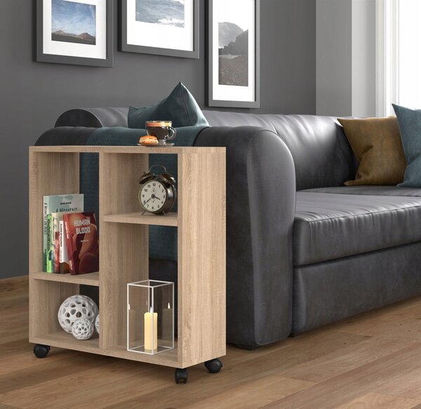 Konferenční stolek Bim Furniture obdélníkový 60 x 20 x 65 cm dub sonoma