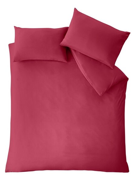 Tmavě růžové povlečení na dvoulůžko 200x200 cm So Soft Easy Iron – Catherine Lansfield