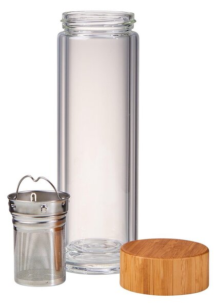 TEA TENDER Láhev na čaj 450 ml - čirá