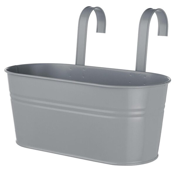 ZINC Truhlík k zavěšení 33 cm - šedá