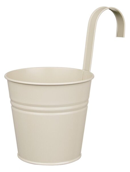 ZINC Květináč k zavěšení 16 cm - béžová