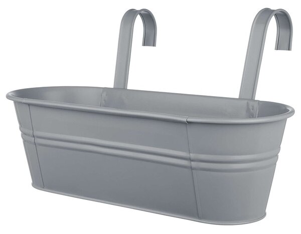 ZINC Truhlík k zavěšení 50 cm - šedá