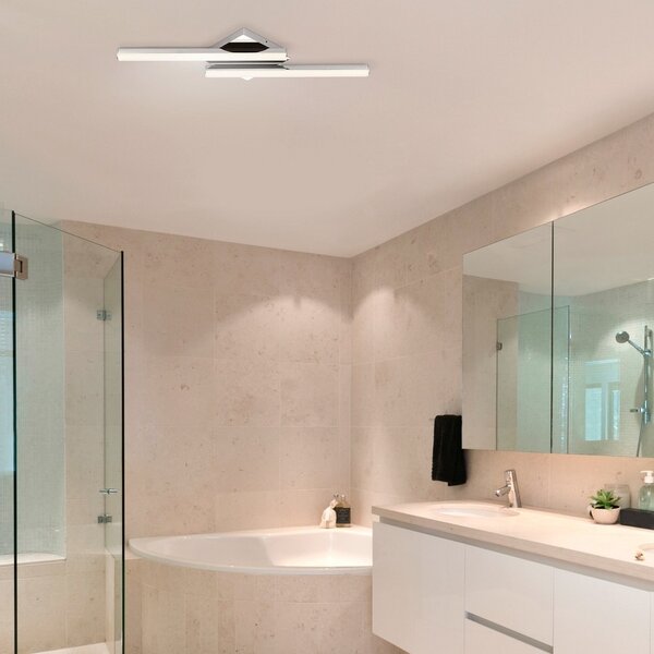 Rabalux 5895 LED přisazené stropní svítidlo Antonia 1x24W | 2360lm | 4000K | IP44 - chrom
