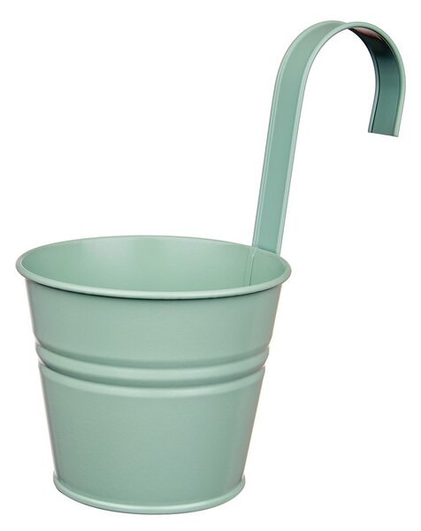 ZINC Závěsný květináč 13 cm - sv. zelená