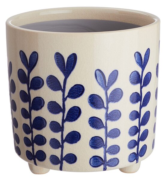 NEW DELFT Květináč lístky 13,5 cm