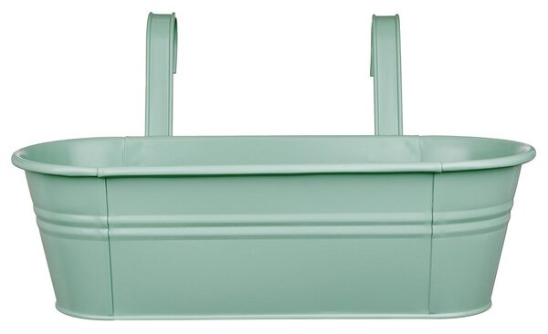 ZINC Truhlík k zavěšení 50 cm - sv. zelená