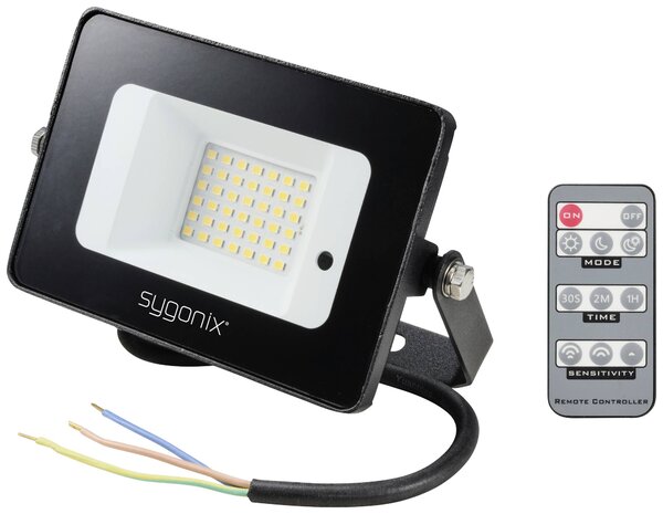Sygonix SY-5995280 venkovní LED reflektor s PIR detektorem Energetická třída (EEK2021): C (A - G) 10 W Barvy světla (LED svítidlo): neutrální bílá