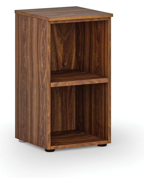Kancelářský regál PRIMO WOOD, 400 x 420 x 740 mm, ořech