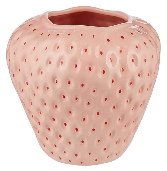STRAWBERRY Váza 16 cm - růžová
