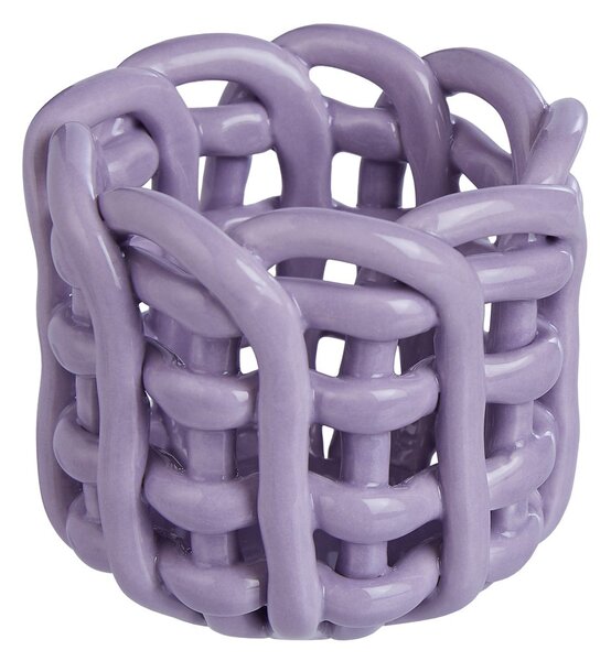 LITTLE CRAFT Svícen na čajovou svíčku 6 cm - fialová