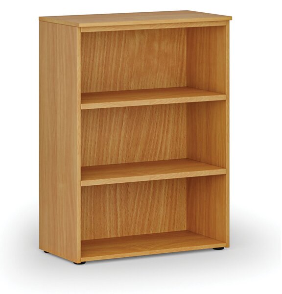 Kancelářský regál PRIMO WOOD, 800 x 420 x 1087 mm, buk