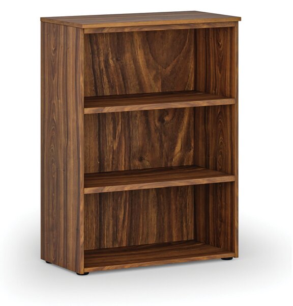 Kancelářský regál PRIMO WOOD, 800 x 420 x 1087 mm, ořech