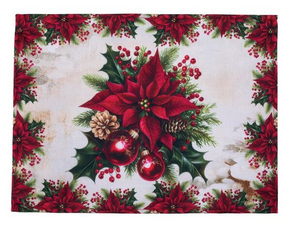 Sada 4 ks prostírání a stolního běhounu s teflonovou úpravou CHRISTMAS STAR