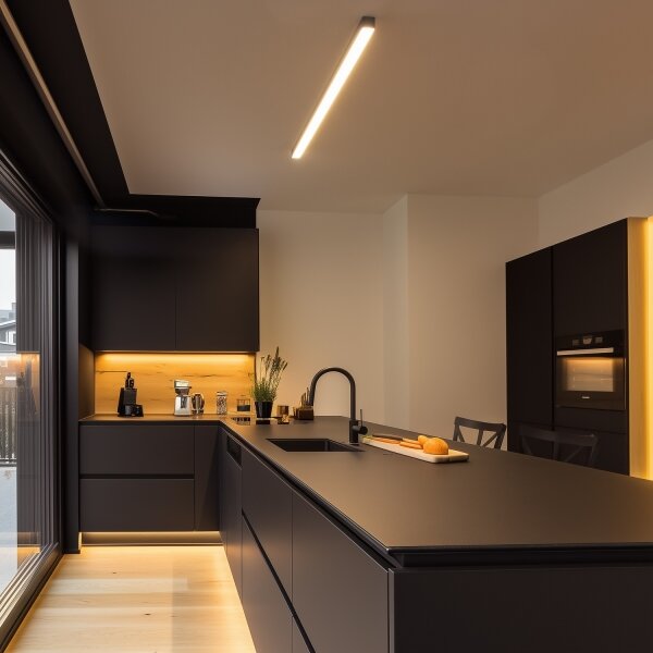 Brilagi-LED Stropní přisazené závěsné svít SYNODICO LED/30W/230V 4000K černá
