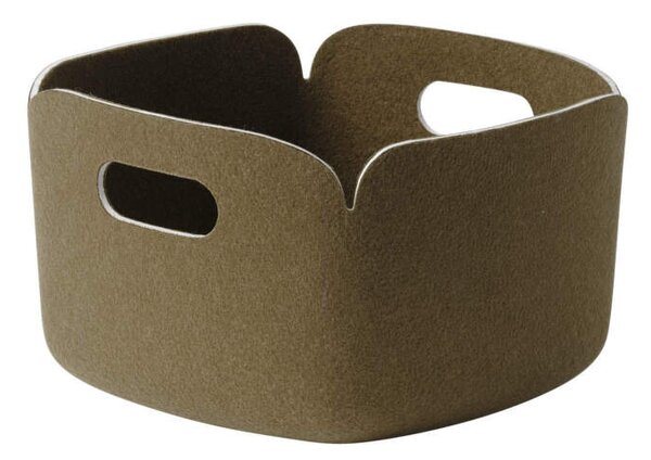 Muuto Koš Restore 28x28, brown green