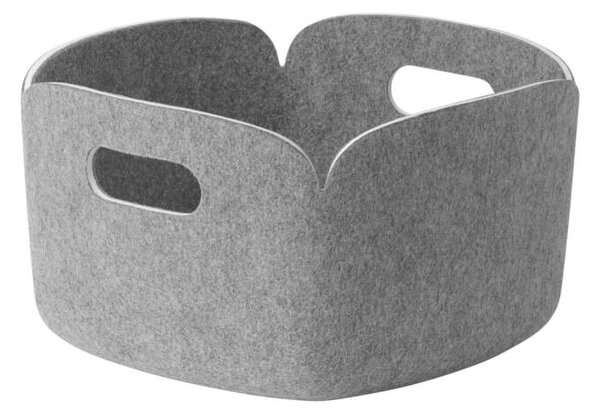 Muuto Koš Restore 28x28, grey mélange