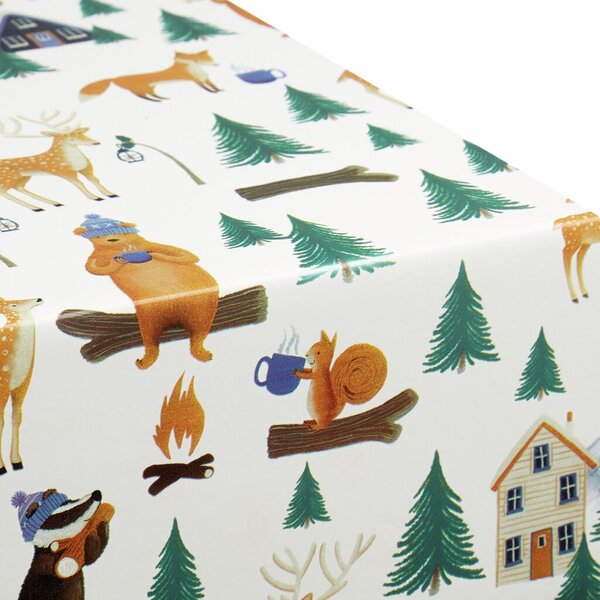 Serviteur Balicí papír Winter Forest Animals - 5 m SRT120