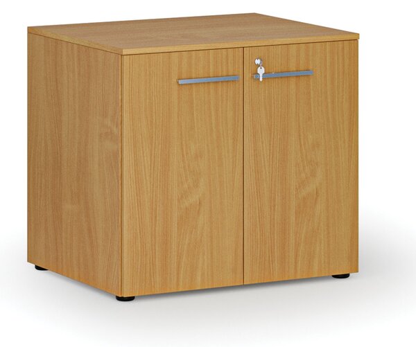 Kancelářská skříň s dveřmi PRIMO WOOD, 800 x 640 x 735 mm, buk