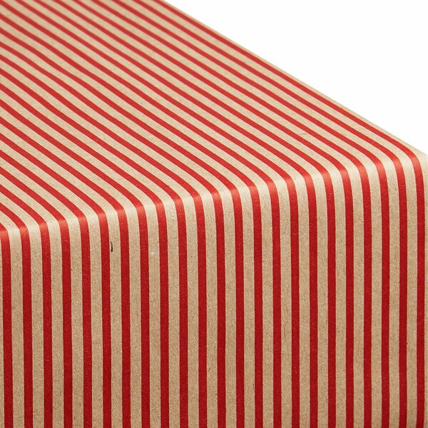 Serviteur Balicí papír Red Striped - 5 m SRT115
