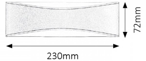 Rabalux 8795 LED venkovní ​​nástěnné svítidlo Birmingham 1x10W | 1000lm | 4000K | IP65 - antracit