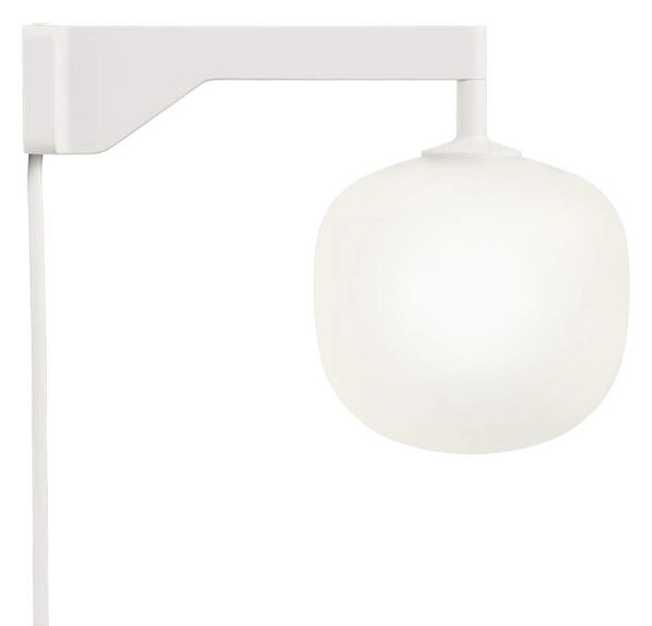 Muuto Nástěnná lampa Rime, white RIMWAL04